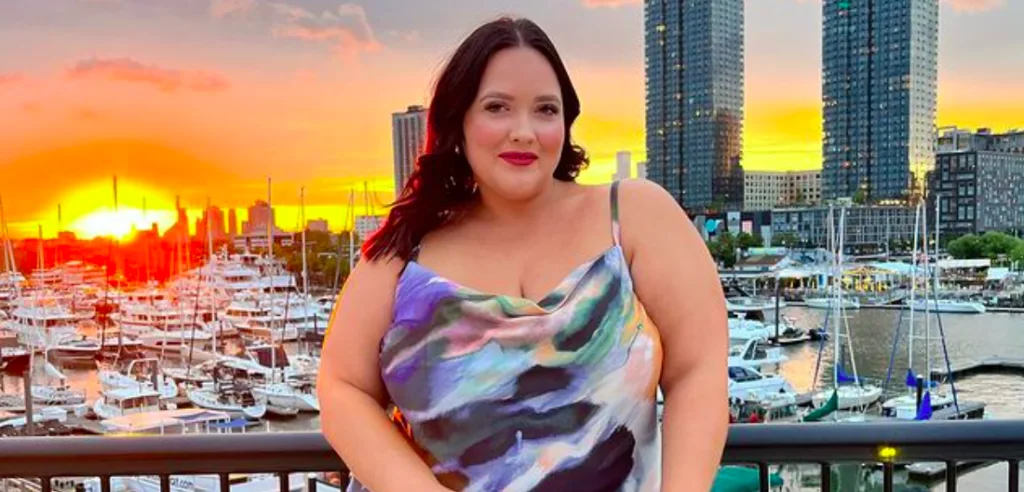 Megan in a dress