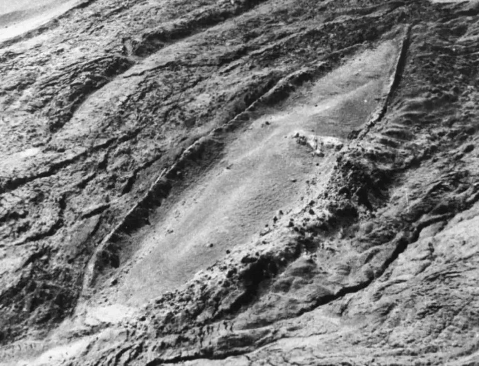 A picture of the site from 1961 (Noah's Ark Scan)