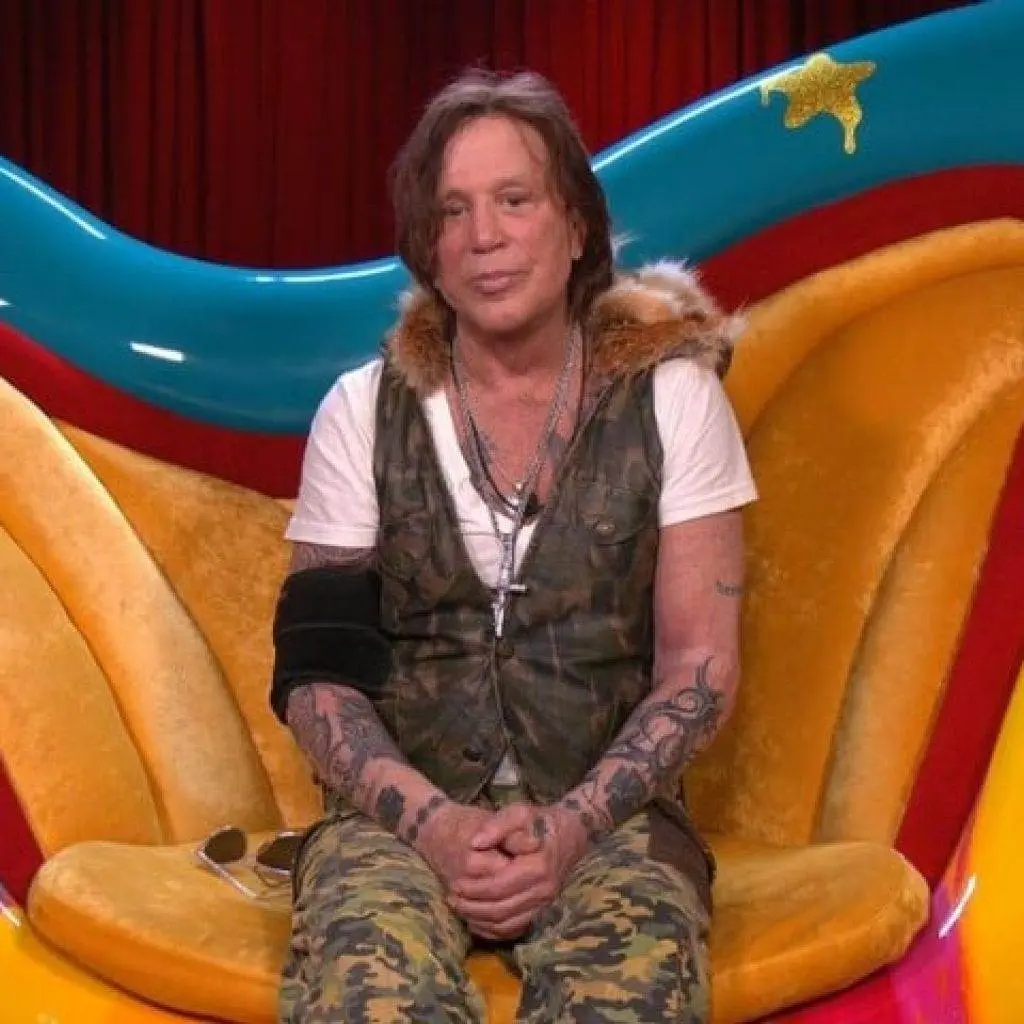 mickey rourke apologizing to Jojo Siwa