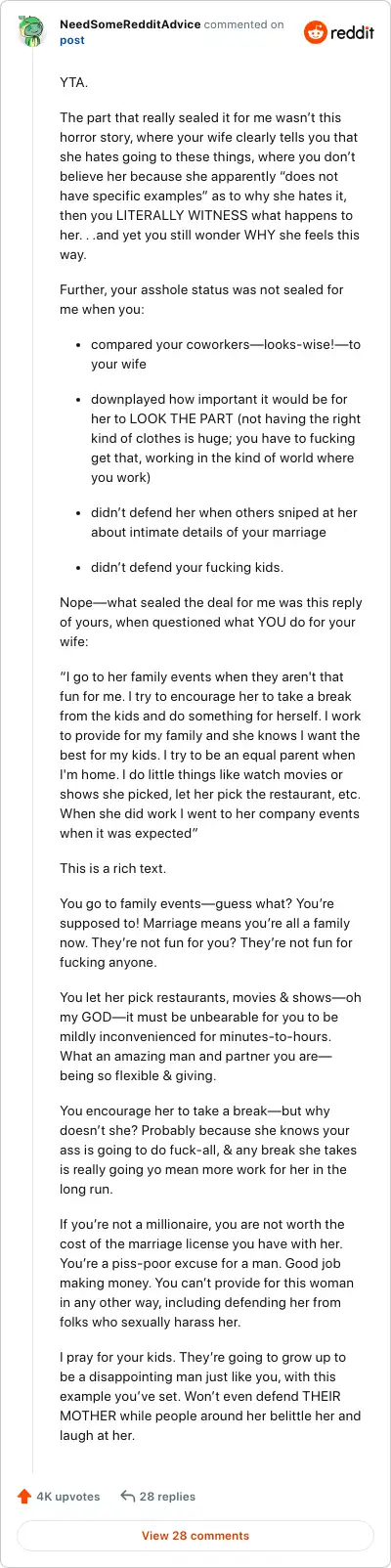 Image credit: NeedSomeRedditAdvice | NeedSomeRedditAdvice