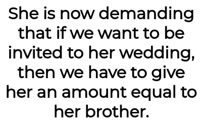 Image credit: aitaweddingdaughter | aitaweddingdaughter