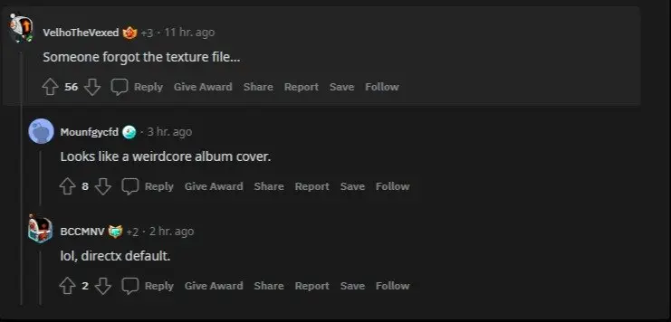 Image credit: reddit | VelhoTheVexed