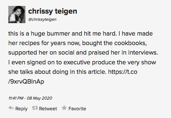 Image credit: Twitter | @chrissyteigen