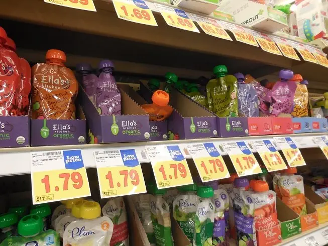Image credit: https://diplycom5cc47.zapwp.com/q:i/r:0/wp:1/w:1/u:https://commons.wikimedia.org/wiki/File:Ella%27s_Kitchen_and_Plum_Organics_Baby_Food_Pouches.JPG