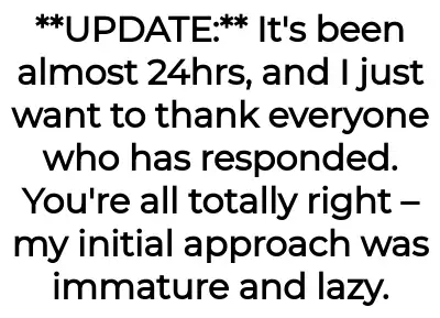 Image credit: throwawayexasperated | throwawayexasperated