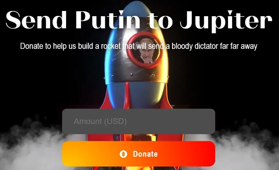 Image credit: Send Putin to Jupiter | Send Putin to Jupiter