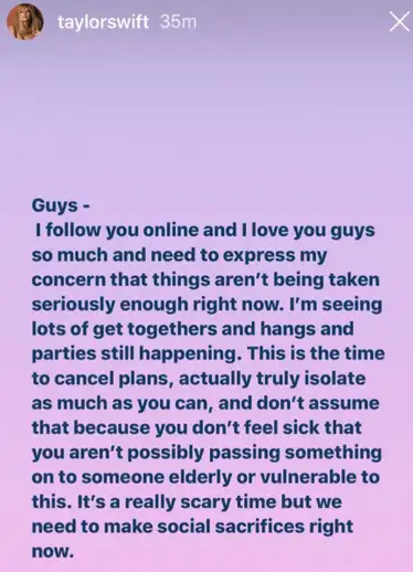 Image credit: Instagram | @taylorswift