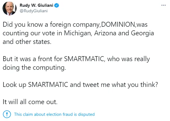 Image credit: @RudyGiuliani