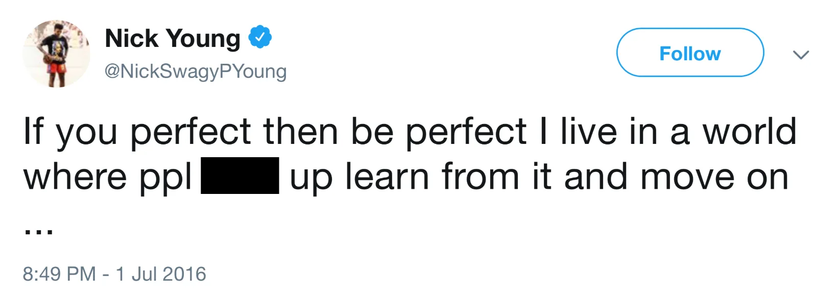 Image credit: Twitter | @NickSwagyPYoung