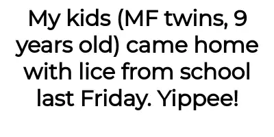 Image credit: kidswithlice | kidswithlice