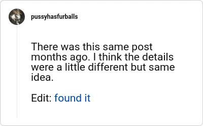 Image credit: pussyhasfurballs | pussyhasfurballs