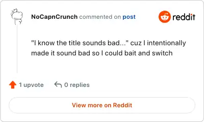 Image credit: NoCapnCrunch | NoCapnCrunch