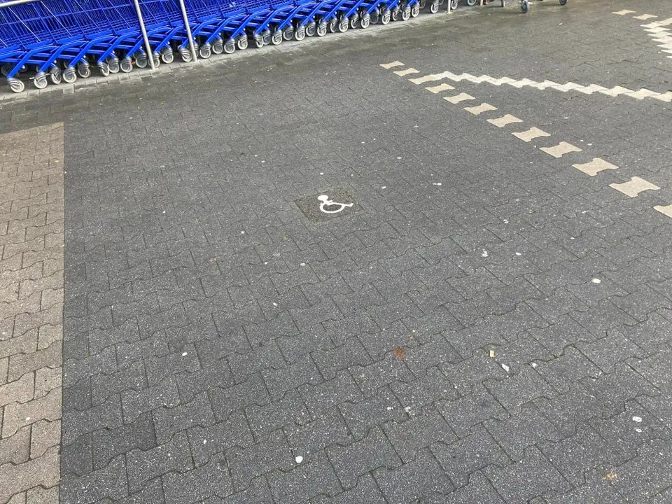 Handicapped parking space (Image credit: Reddit | Nowi776)