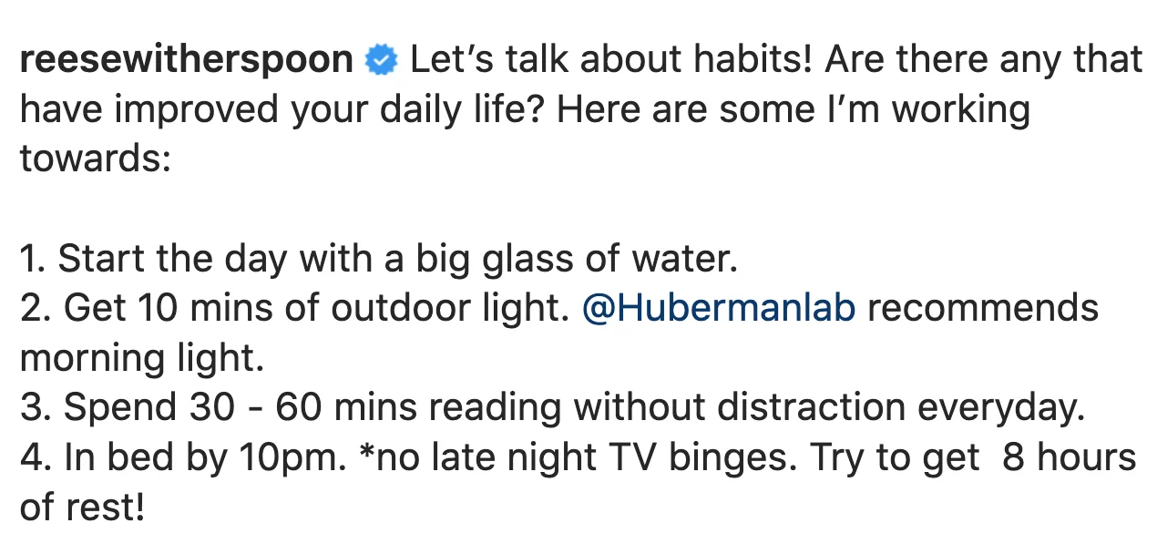 Image credit: Instagram | @reesewitherspoon