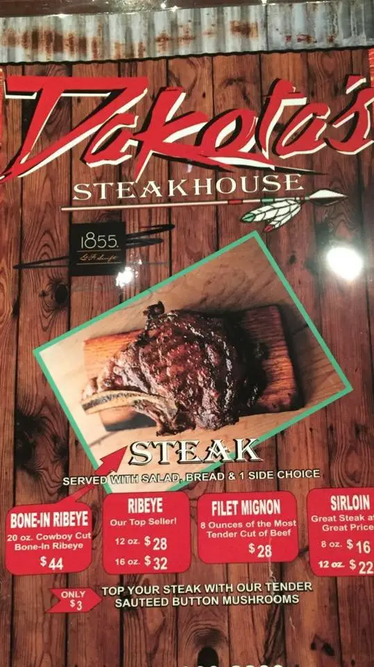 Image credit: Dakota's Steakhouse of Hereford