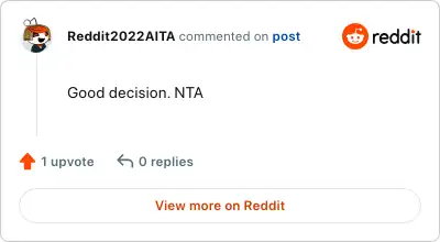 Image credit: Reddit2022AITA | Reddit2022AITA