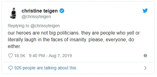 Image credit: Twitter | @chrissyteigen