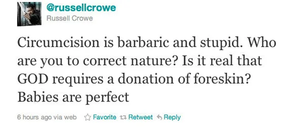 Image credit: Twitter | @russellcrowe
