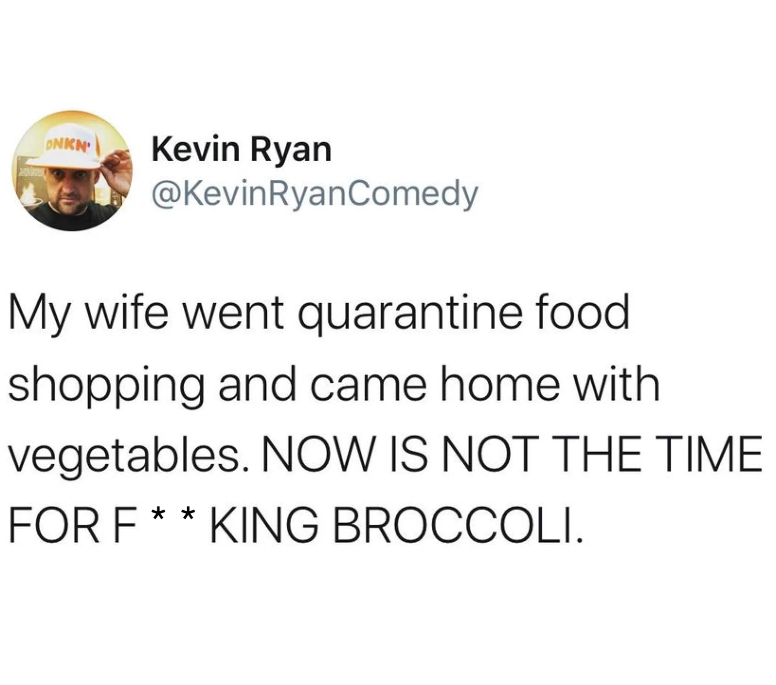 Image credit: Twitter | KevinRyanComedy