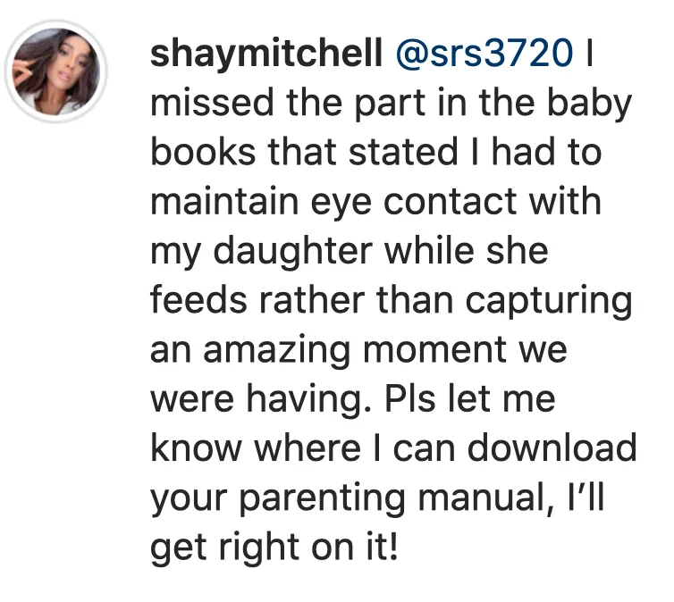 Image credit: Instagram | @shaymitchell