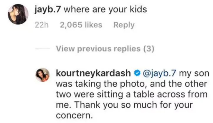 Image credit: Instagram | @kourtneykardashian