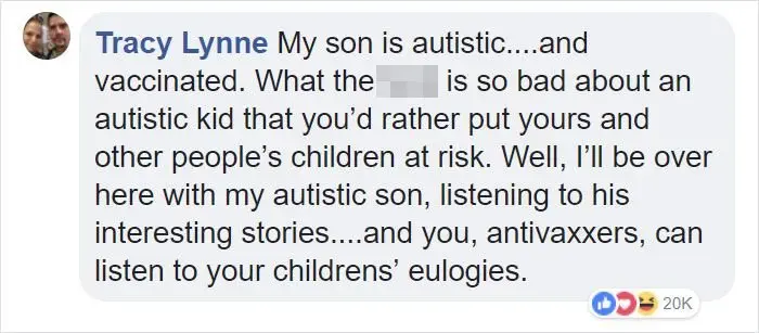 Image credit: Facebook | Vaccine Education Network: Natural Health Anti-Vaxx Community