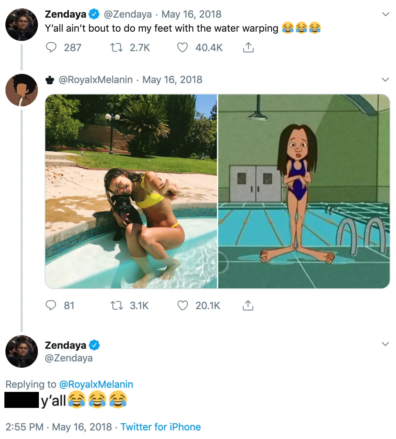 Image credit: Twitter | @Zendaya