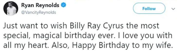 Image credit: Twitter | @ryanreynolds