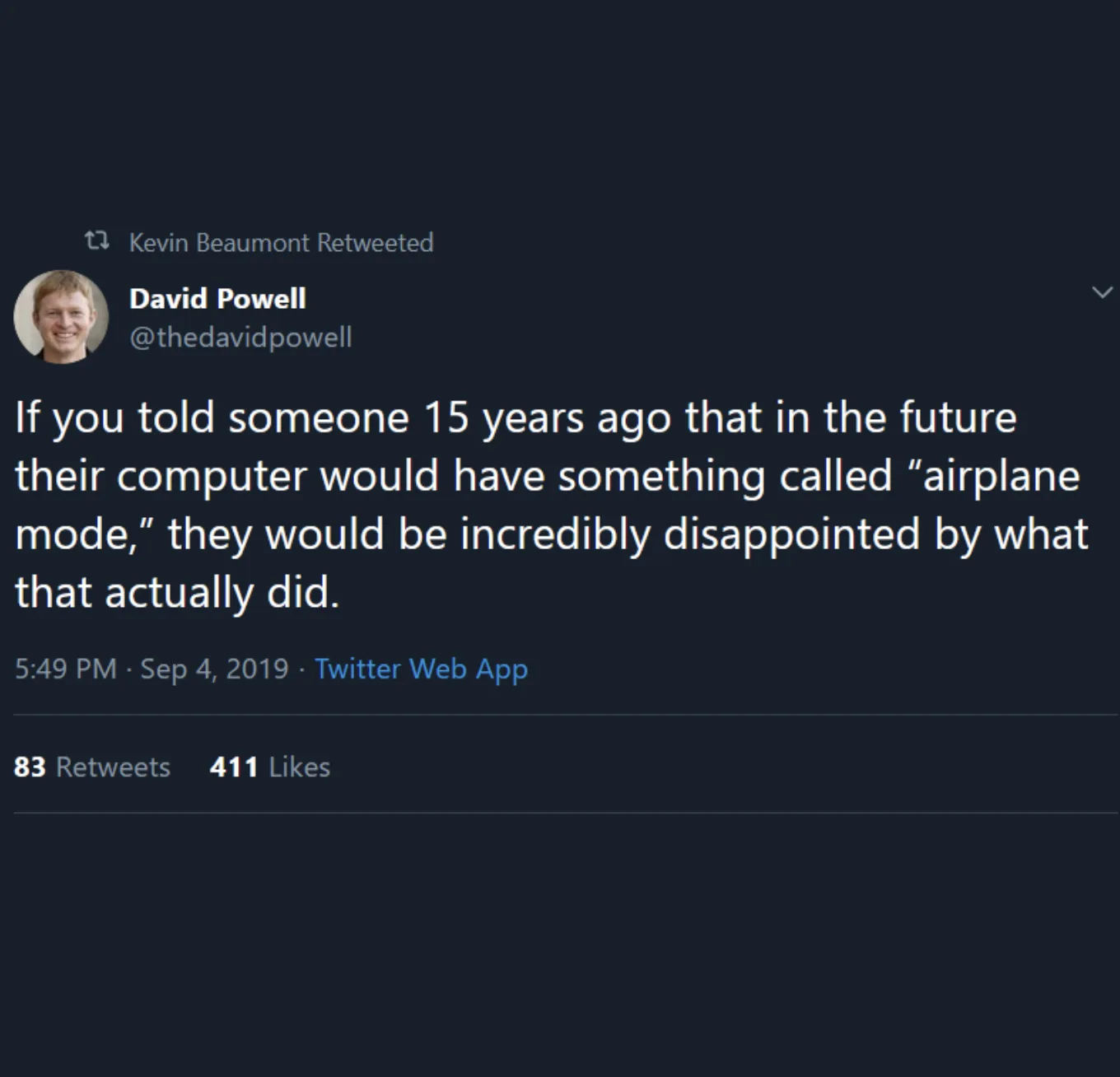 Image credit: Twitter | thedavidpowell