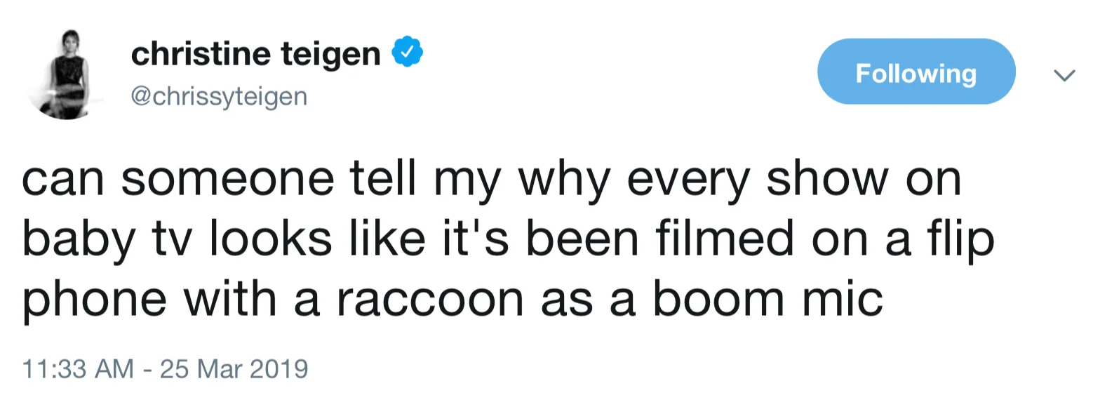 Image credit: Twitter | @chrissyteigen