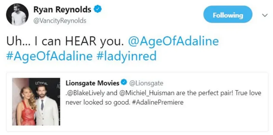 Image credit: Twitter | @VancityReynolds