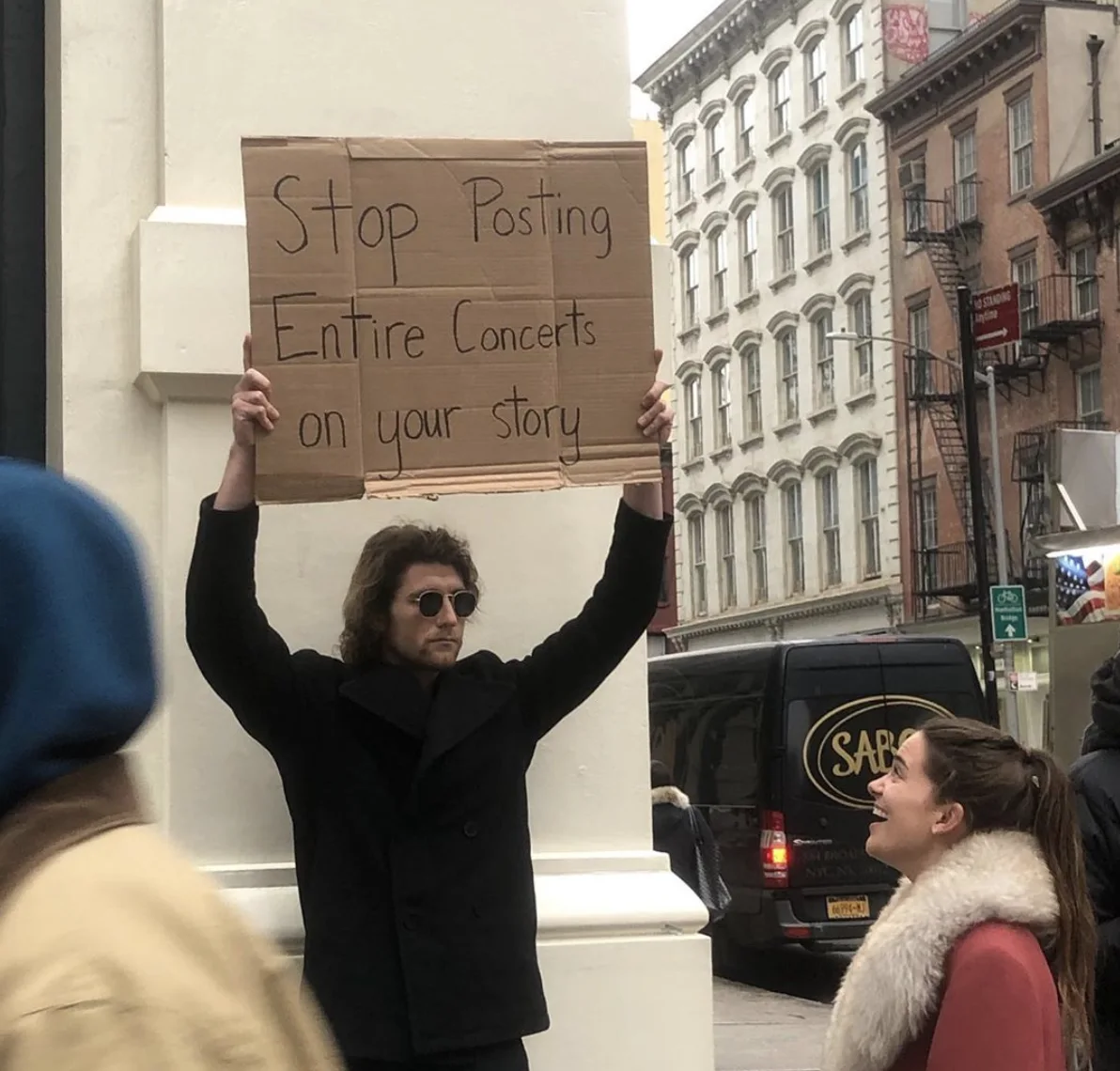 Image credit: Instagram | dudewithsign