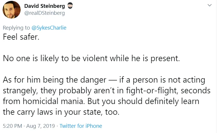 Image credit: Twitter | @realDSteinberg