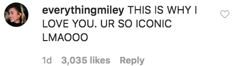 Image credit: Instagram | @mileycyrus