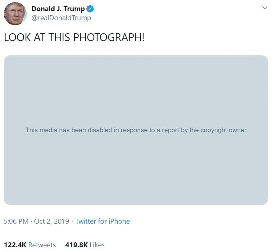Image credit: Twitter | @realDonaldTrump