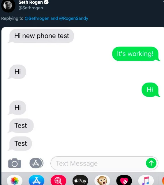 Image credit: Twitter | @sethrogen