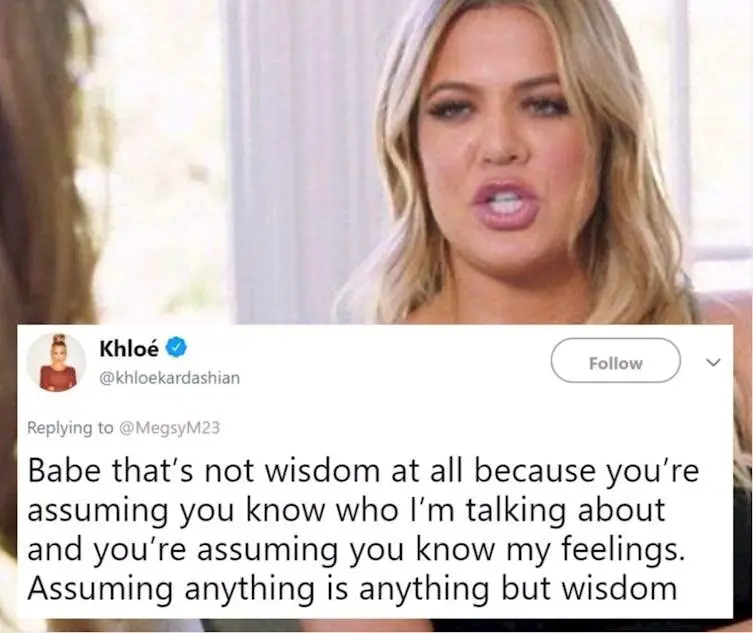 Image credit: Twitter | @khloekardashian