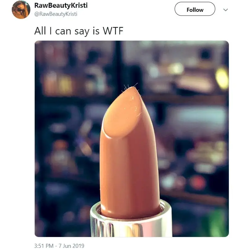 Image credit: Twitter | @rawbeautykristi
