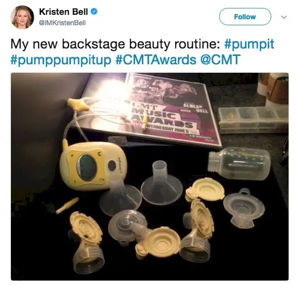 Image credit: Twitter | @IMKristenBell