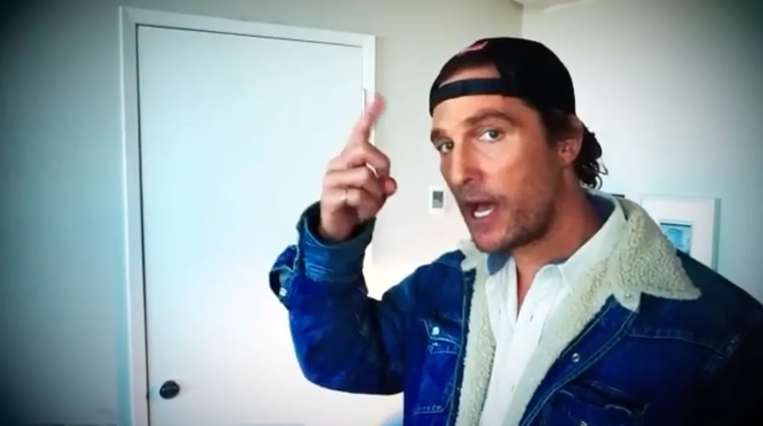 Image credit: Instagram | @officiallymcconaughey