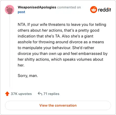Image credit: WeaponisedApologies | WeaponisedApologies