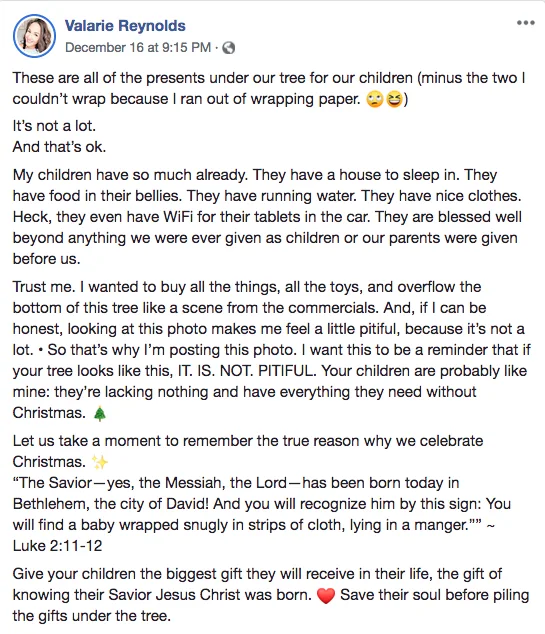 Image credit: Facebook | Valarie Reynolds