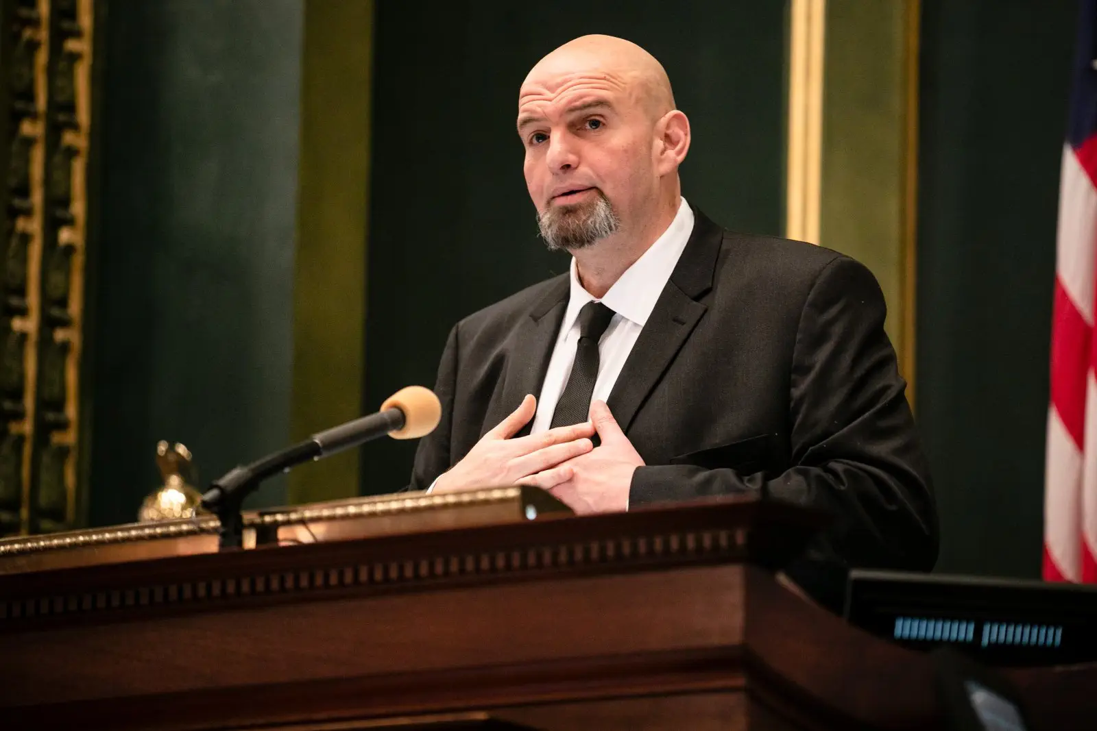 Image credit: https://commons.wikimedia.org/wiki/File:2019_Inauguration_of_Lieutenant_Governor_John_Fetterman_(3).jpg