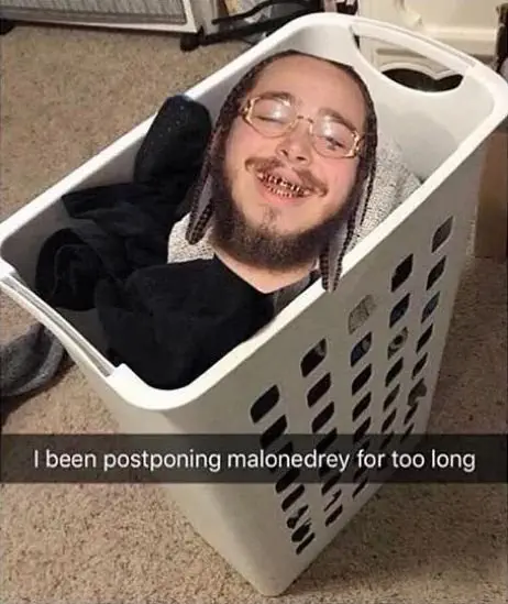 Post Malone in laundry (Image credit: Reddit | iqbalxo)