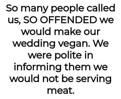 Image credit: veganweddingthrowawa | veganweddingthrowawa