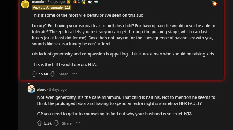 Image credit: reddit | AITA
