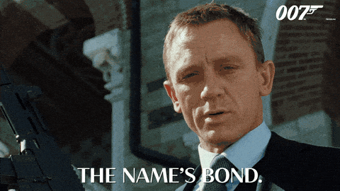 Image credit: Giphy | James Bond 007