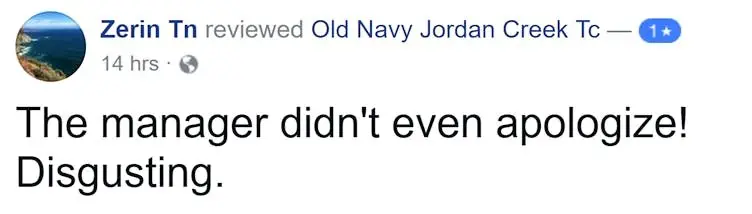 Image credit: Facebook | Old Navy Jordan Creek Tc