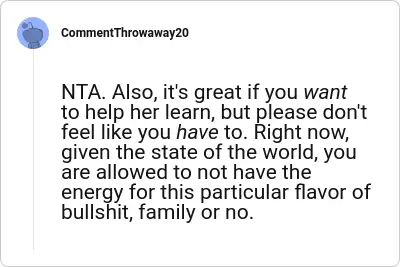 Image credit: CommentThrowaway20 | CommentThrowaway20