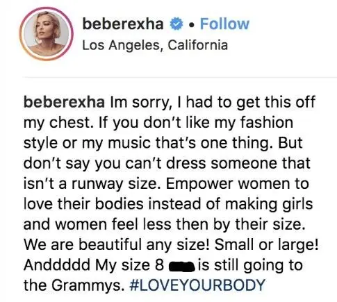 Image credit: Instagram | @beberexha